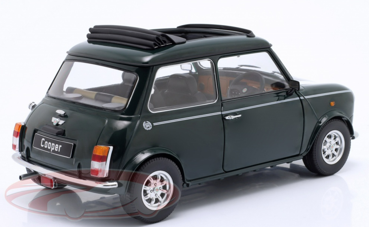 1/12 KK-Scale Mini Cooper with Sunroof RHD (Dark Green) Diecast 