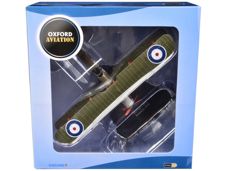 Airco DH4 Bomber Plane "202 Squadron RFC" (1918) "Oxford Aviation" Series 1/72 Diecast Model Airplane by Oxford Diecast
