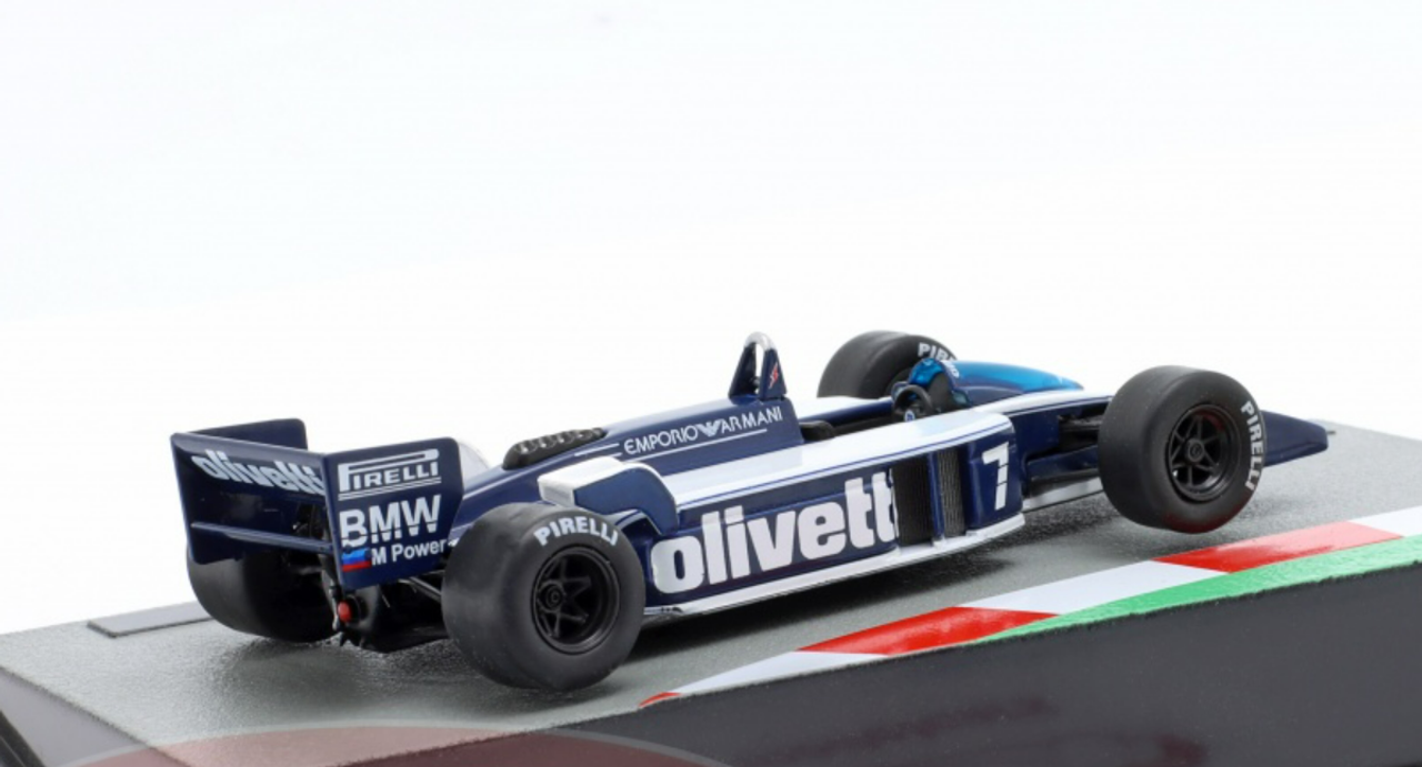 1/43 Altaya 1986 Formula 1 Riccardo Patrese Brabham BT55 #7 Car Model 