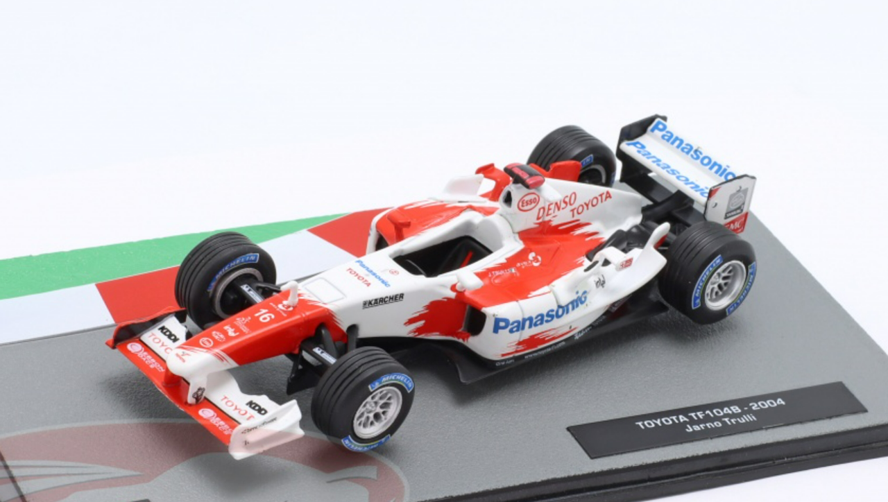 1/43 Altaya 2004 Formula 1 Jarno Trulli Toyota TF104B #16 Car Model