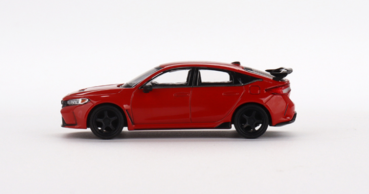 1/64 Mini GT 2023 Honda Civic Type R Rallye (Red) with Advan GT Wheels Diecast Car Model
