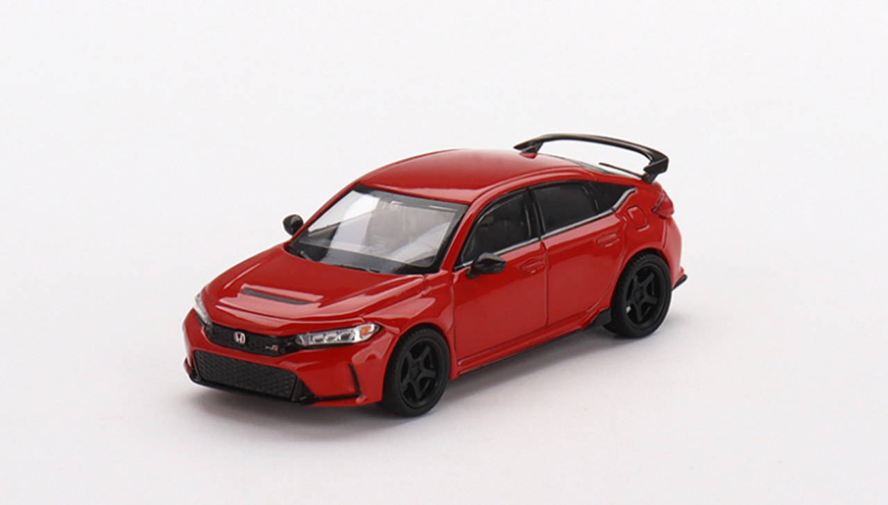 1/64 Mini GT 2023 Honda Civic Type R Rallye (Red) with Advan GT Wheels Diecast Car Model