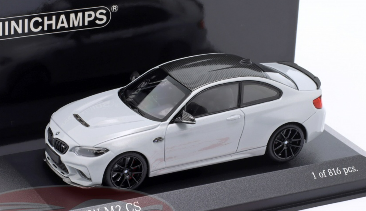 1/43 Minichamps 2020 BMW M2 CS (F87) (Hockenheim Silver) Car Model