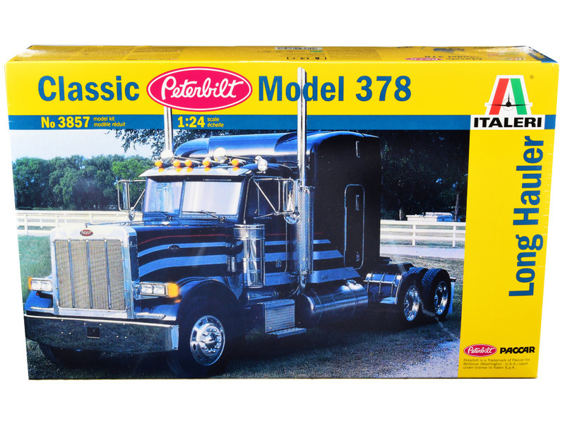 Skill 4 Model Kit Peterbilt 378 Long Hauler Truck Tractor 1/24