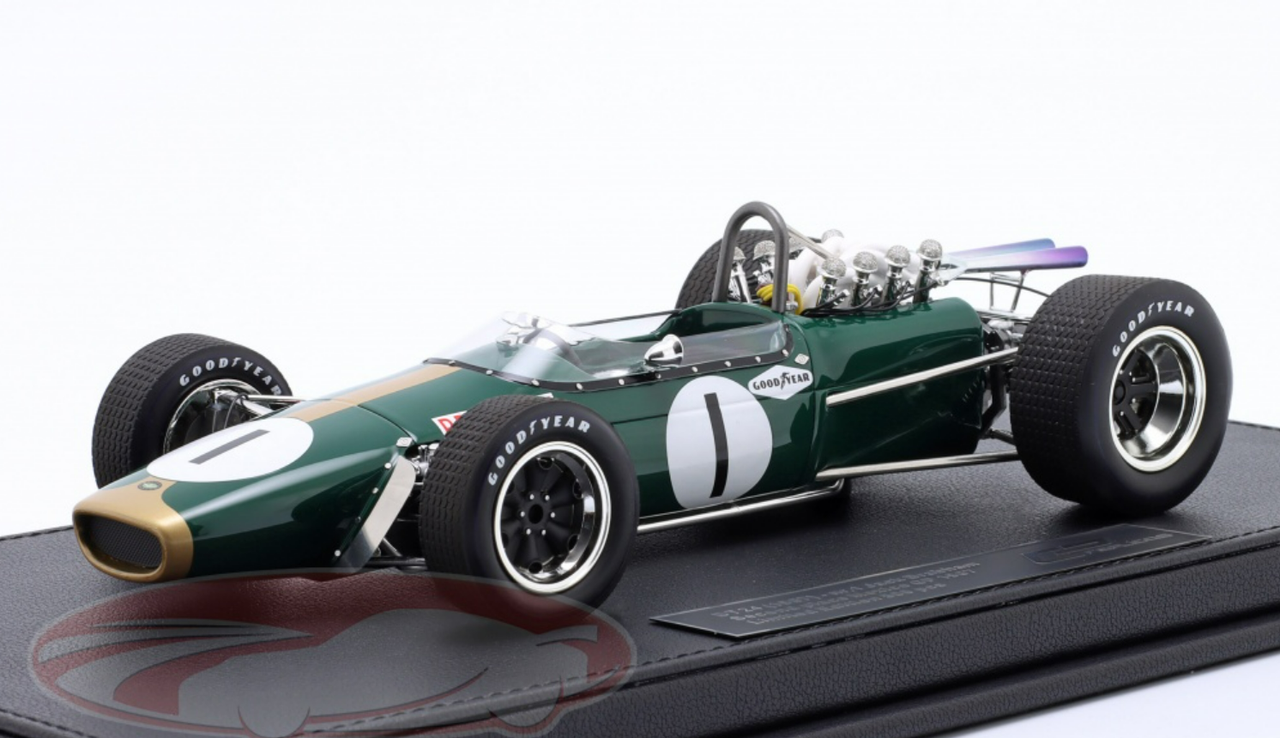 1/18 GP Replicas 1967 Formula 1 Jack Brabham Brabham BT24 #1 2nd Mexican GP Car Model