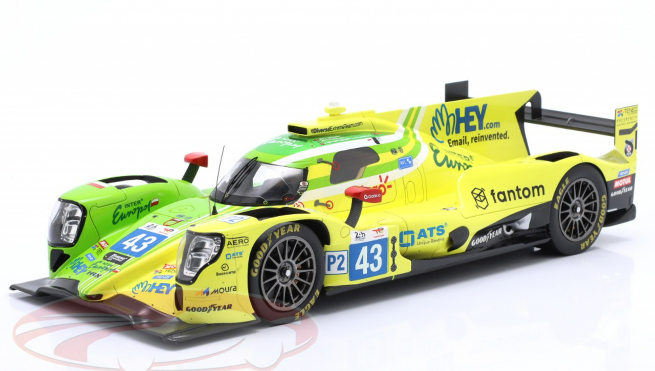 spark 43 oreca07 inter europol インターユーロポル 1/18 Spark 2022 Oreca 07 #43 24h LeMans Inter Europol
