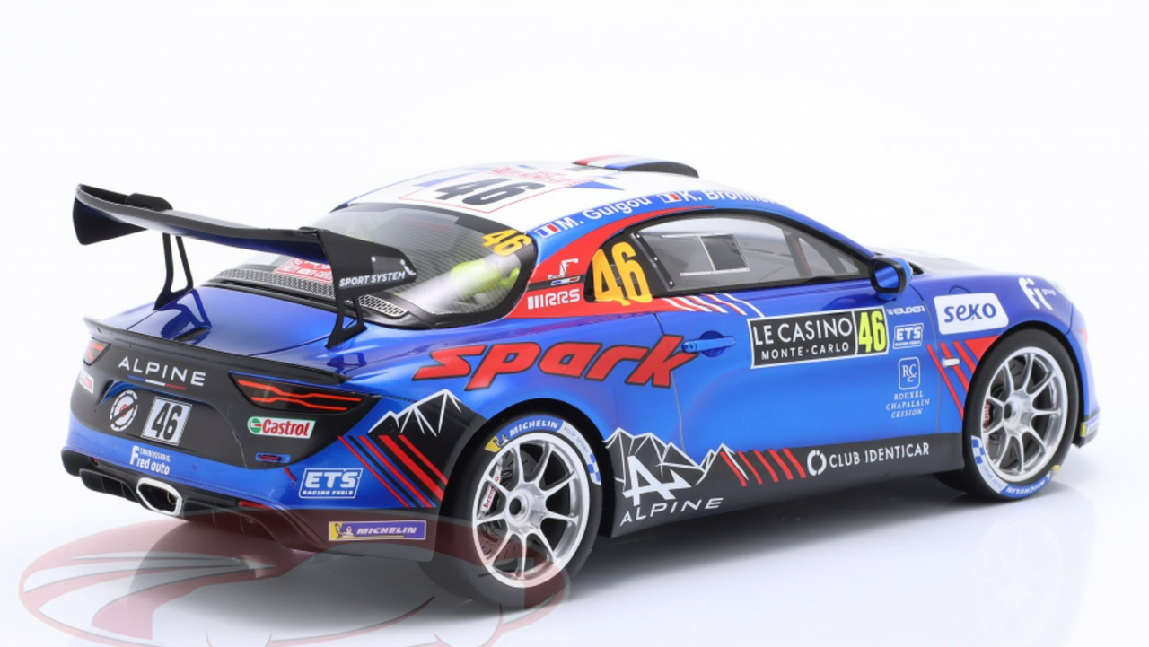 Spark 1/43 Alpine A110 Rally RGT #46 – Guigou, Monte-Carlo 2022 (occasion)