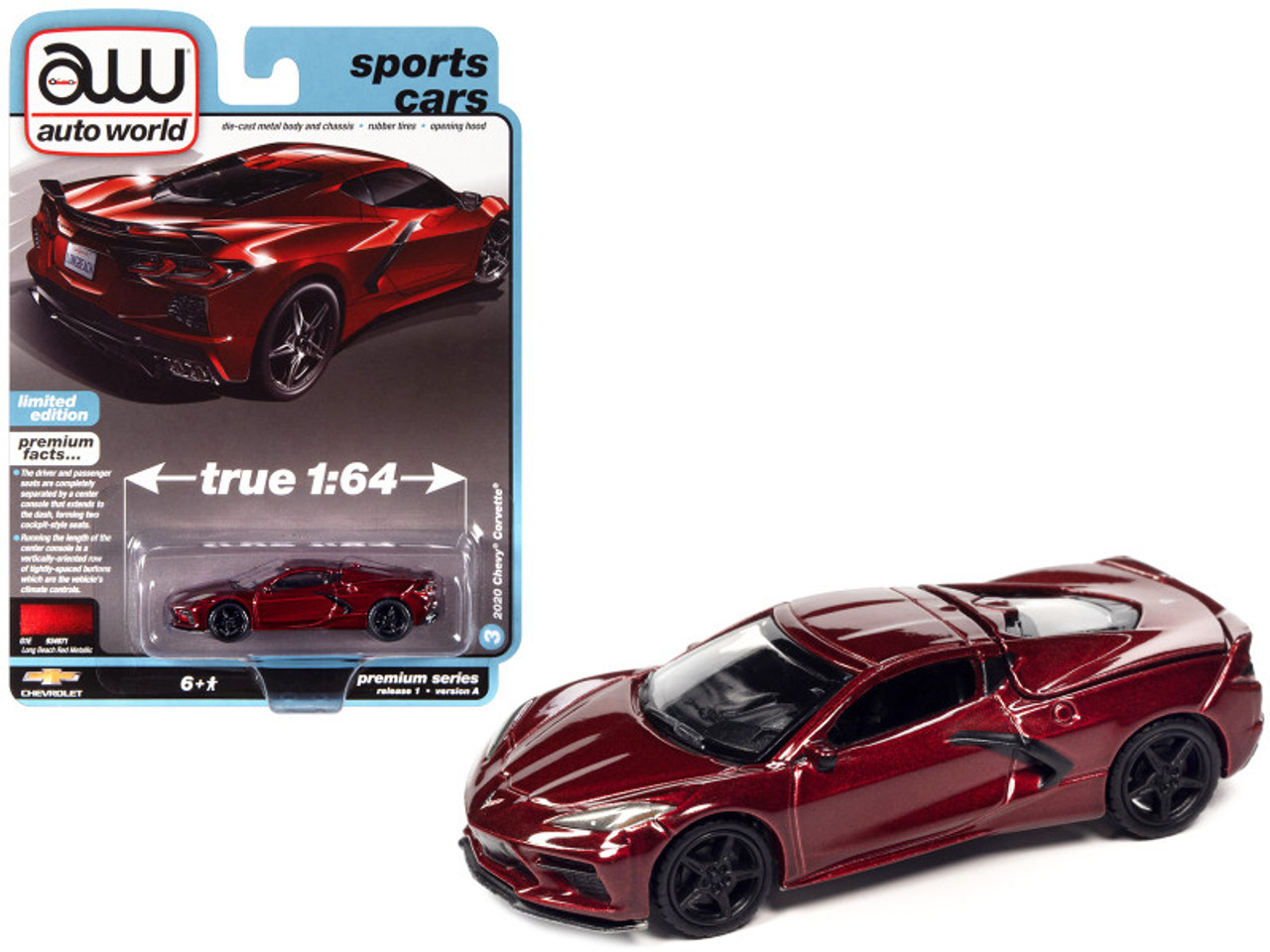 Autoworld 1 64 Diecast Model Car 2020 Chevrolet Corvette Zeus