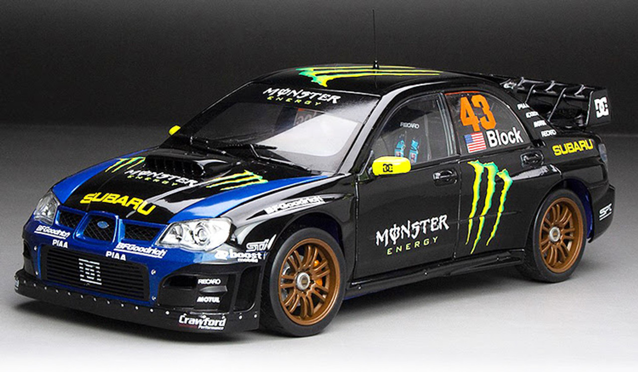 1/18 Sunstar 2008 Subaru Impreza WRC06 Ken Block Gymkhana Diecast Car Model