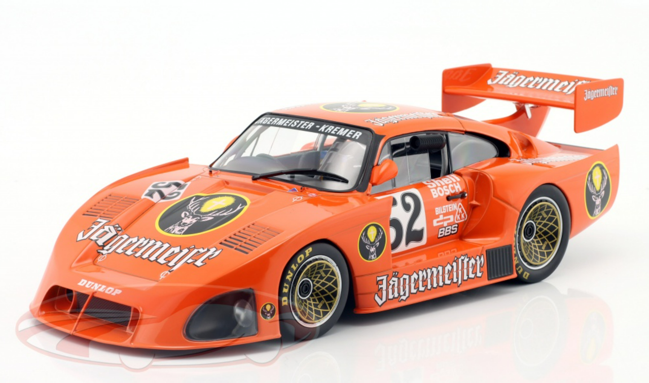 1/18 Werk83 Kremer Porsche 935 K4 #52 Jägermeister 2nd Zolder DRM Jägermeister Kremer Racing Jägermeister Kremer Racing Car Model