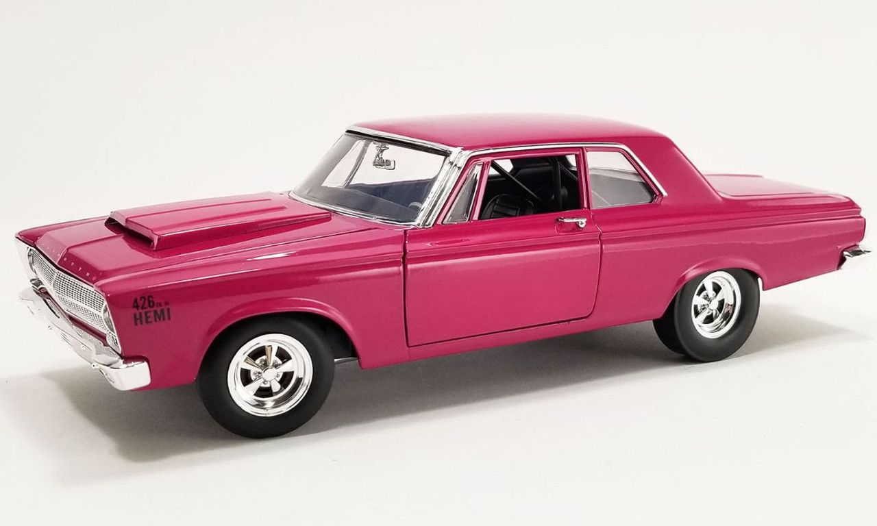 1/18 ACME 1965 Plymouth AWB Moulin Rouge Diecast Car Model