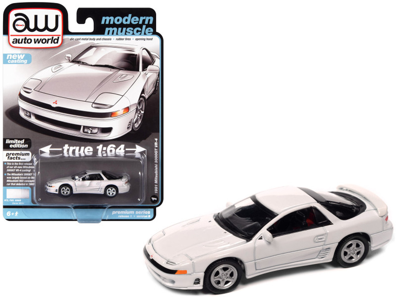 1991 Mitsubishi 3000GT VR-4 Glacier White 