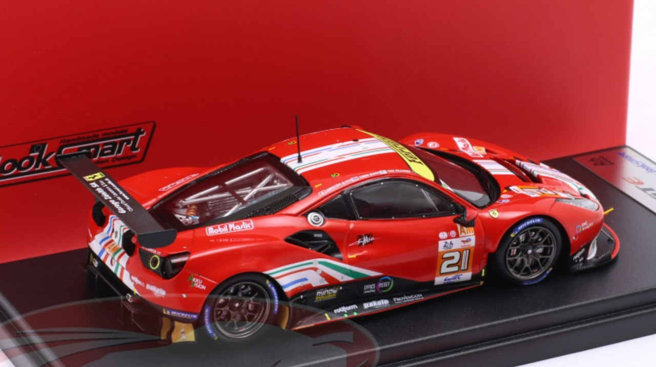 1/43 LookSmart 2022 Ferrari 488 GTE Evo #21 24h LeMans AF Corse Simon Mann, Christoph Ulrich, Toni Vilander Car Model