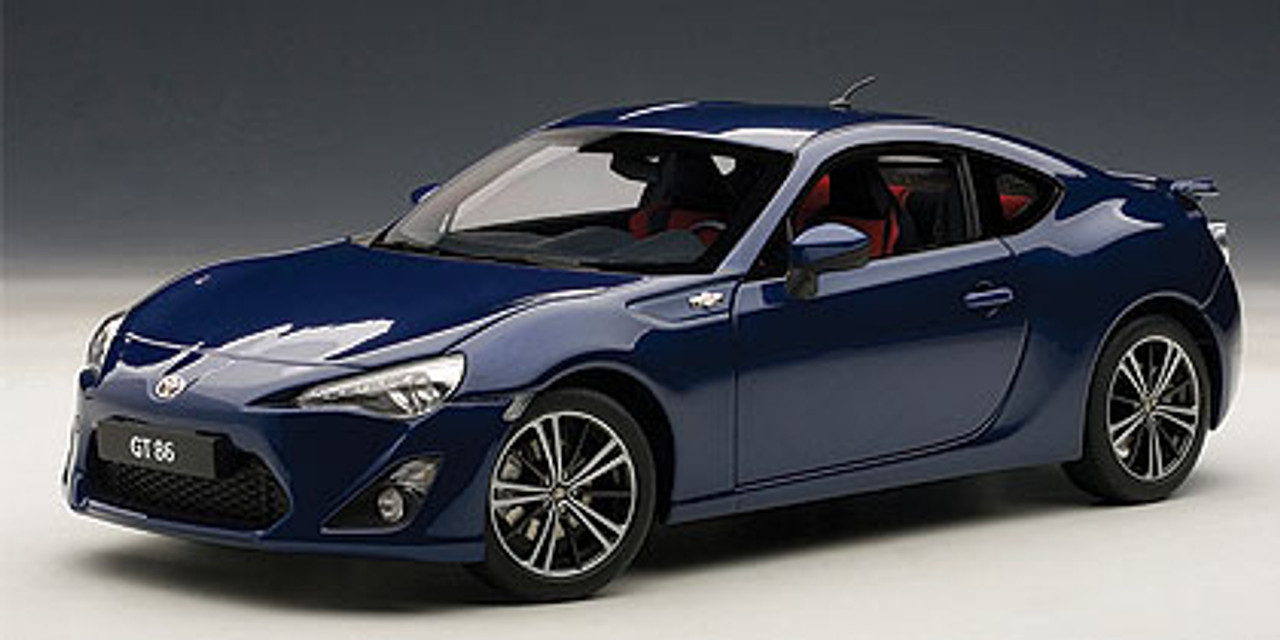 1/18 AUTOart TOYOTA GT86 (EUROPEAN VERSION/LHD)(BLUE SILICA) Diecast Car  Model 78775