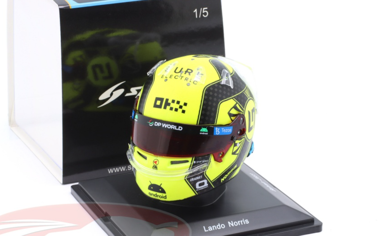 1/5 Spark 2023 Formula 1 Lando Norris McLaren Helmet Model