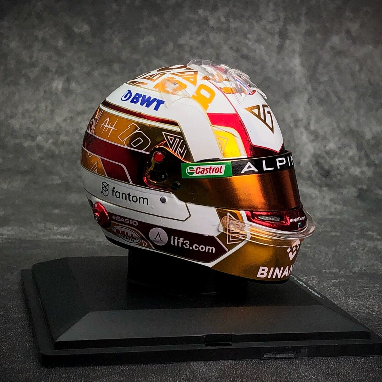 1/5 Spark 2023 Formula 1 Pierre Gasly Alpine Helmet Model