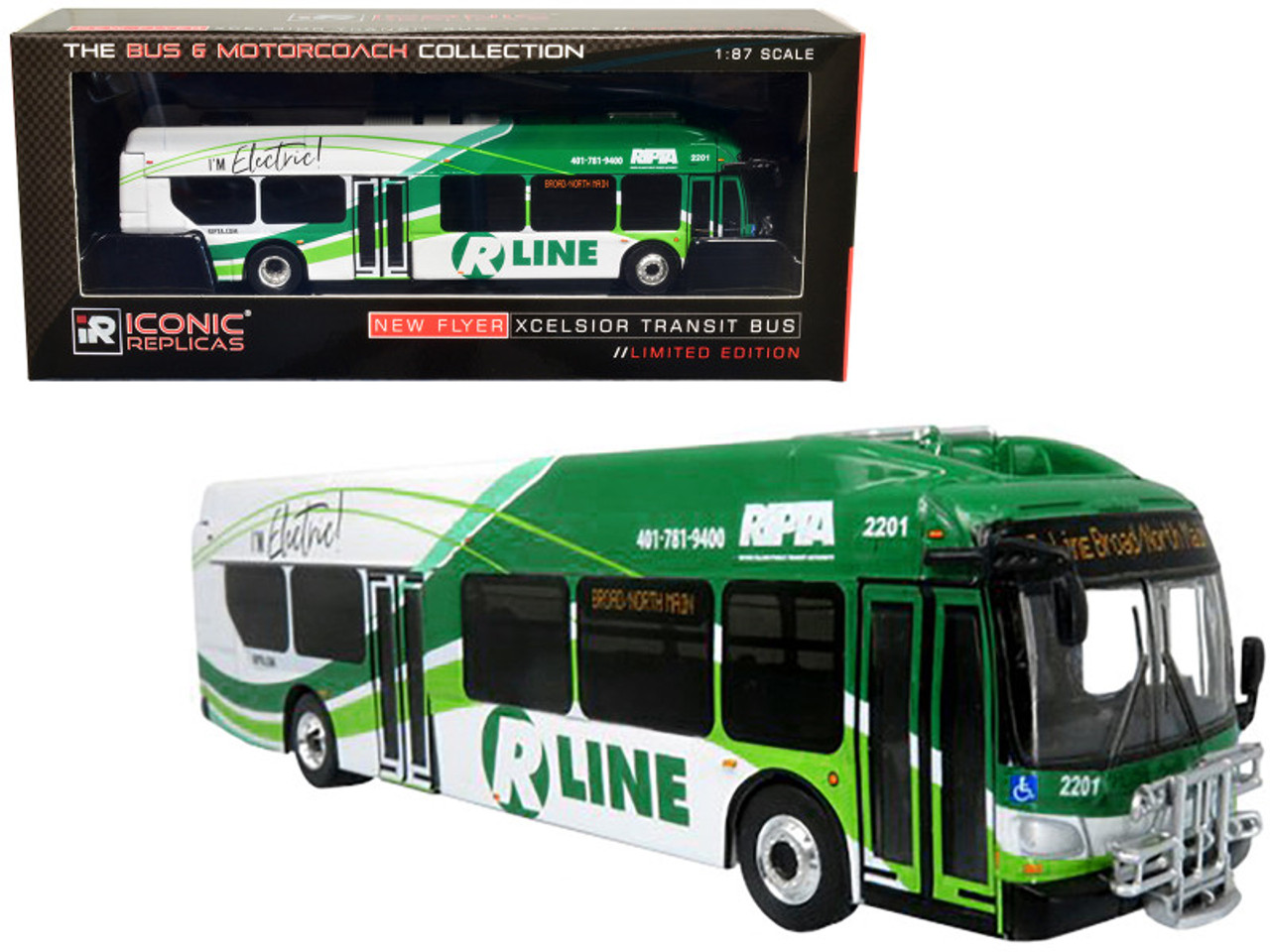 額装済/Car Lift Connecticut（クリス プライタス）/ポスター New Flyer Xcelsior Charge NG Electric Transit Bus RIPTA