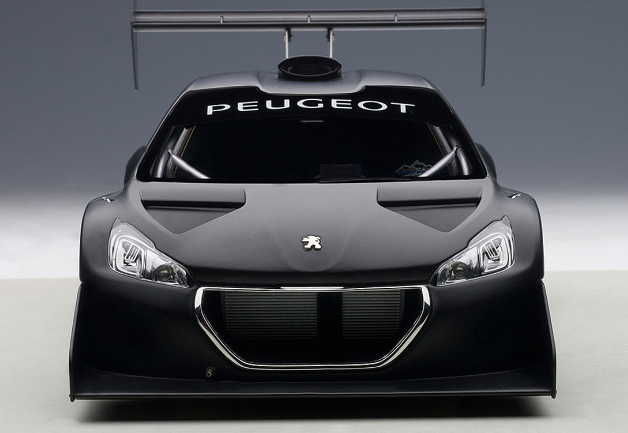 公式直販★オートアート 81353　1/18 PEUGEOT 208T16 PIKES PEAK PRESENTATION CAR (BLACK)★ レーシングカー