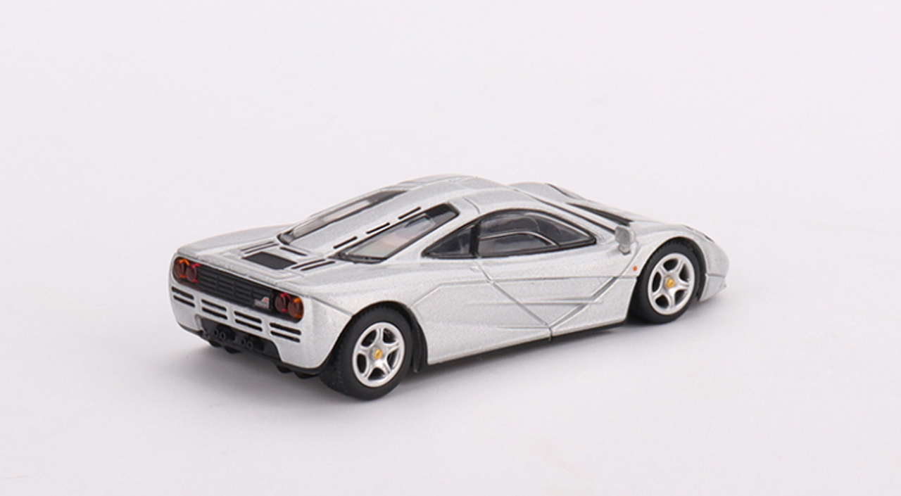 1/64 Mini GT McLaren F1 (Magnesium Silver) Diecast Car Model