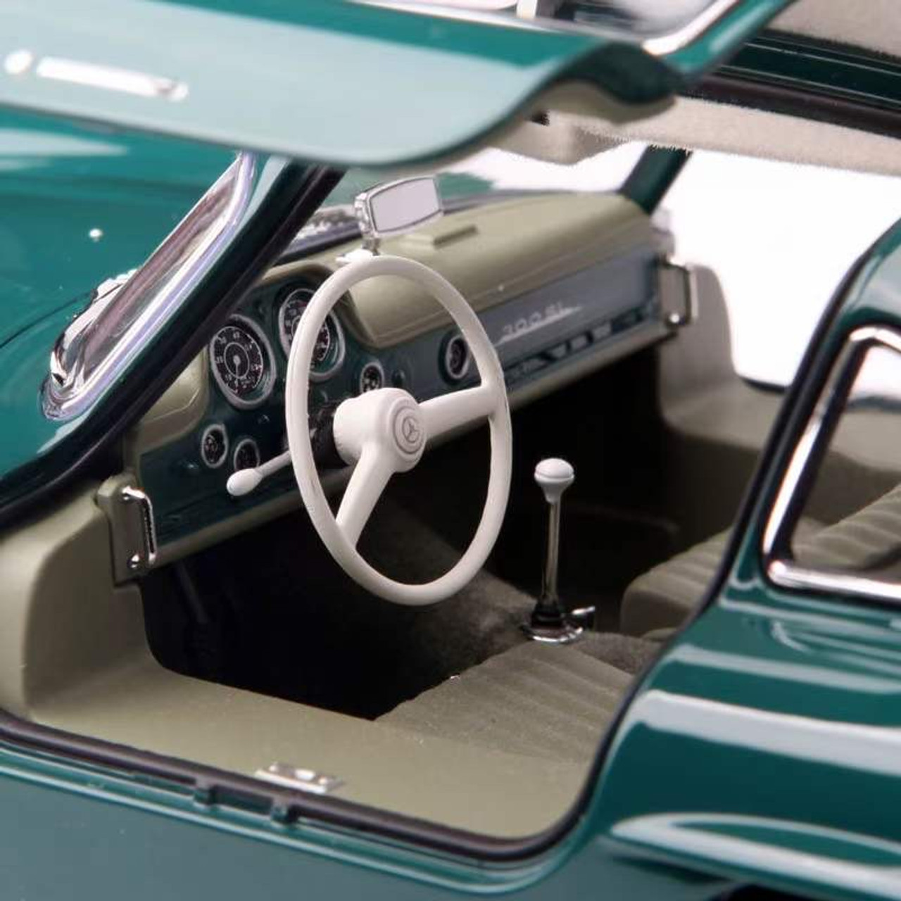 1/18 Norev 1954 Mercedes-Benz 300 SL (Green) Diecast Car Model