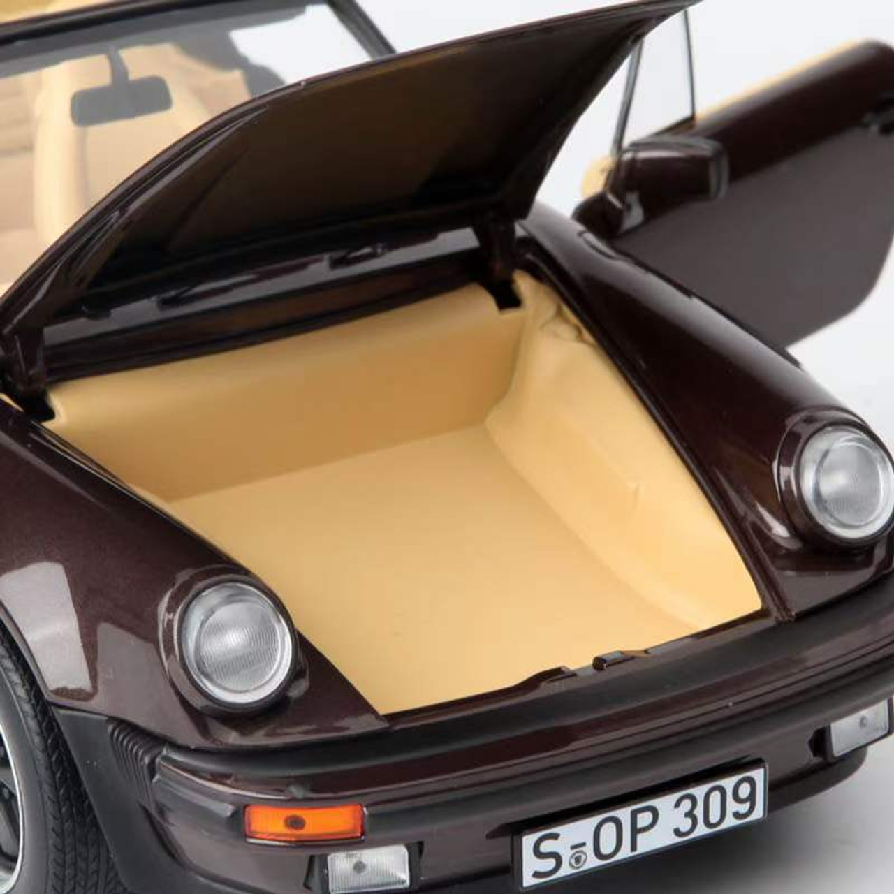 1/18 Norev 1987 Porsche 911 Turbo Targa (Brown Metallic) Diecast Car Model