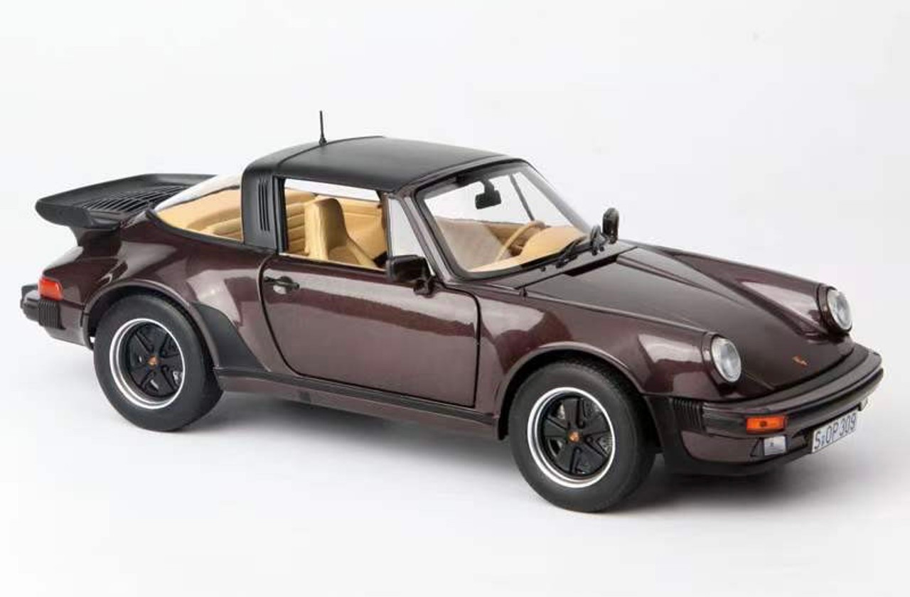 1/18 Norev 1987 Porsche 911 Turbo Targa (Brown Metallic
