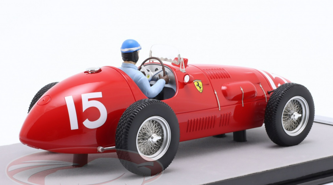 1/18 Tecnomodel 1952 Formula 1 Alberto Ascari Ferrari 500 F2 #15 winner England GP Formula 1 World Champion Car Model