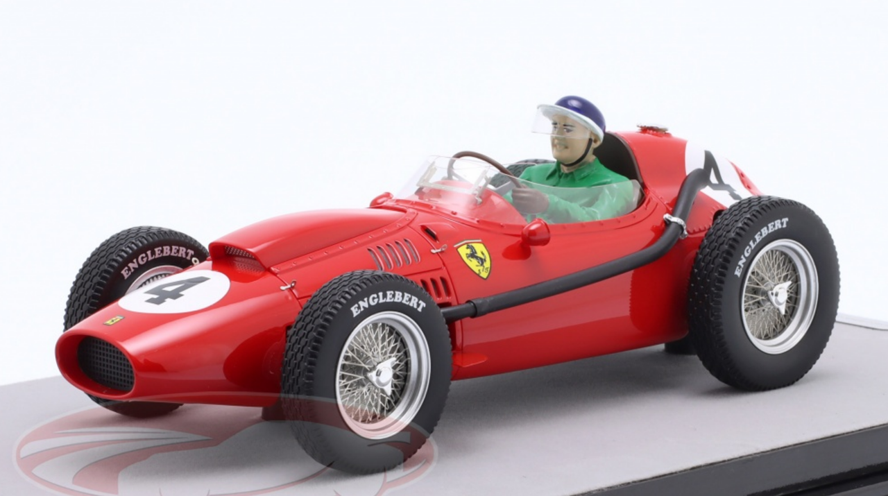 1/18 Tecnomodel 1958 Formula 1 Mike Hawthorn Ferrari 246 #4 winner France GP Formula 1 World Champion Car Model