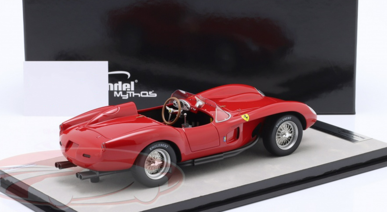 1/18 Tecnomodel 1957 Ferrari 250 Testa Rossa Pontoon Fender (Red) Resin Car Model