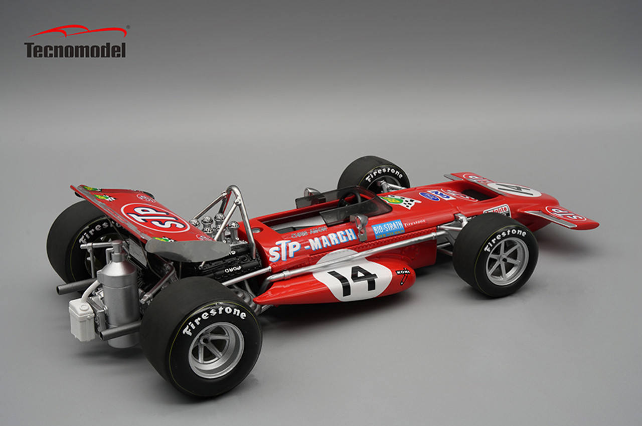 1/18 Tecnomodel 1970 Formula 1 March 701 French GP Chris Amon Car Model