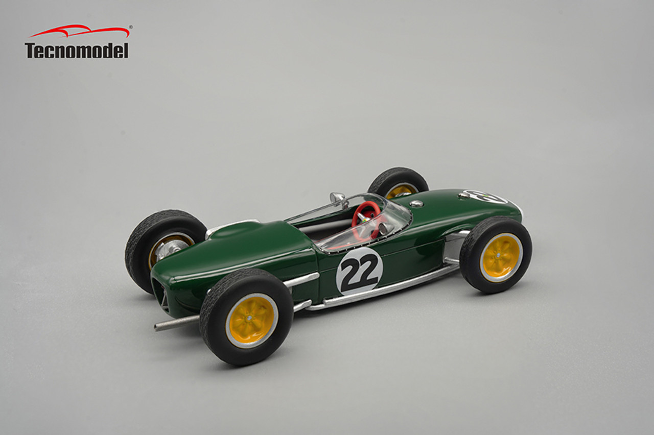 1/43 Tecnomodel 1960 Formula 1 Lotus 18 Championship French GP R. Flockhart #22 Resin Car Model