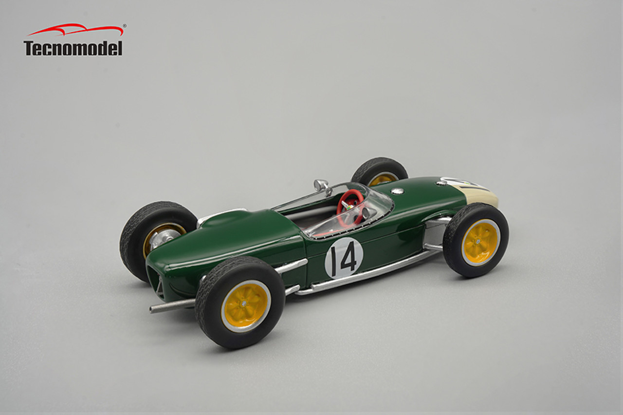 1/43 Tecnomodel 1960 Formula 1 Lotus 18 Championship GP Portugal Jim Clark #14 Resin Car Model