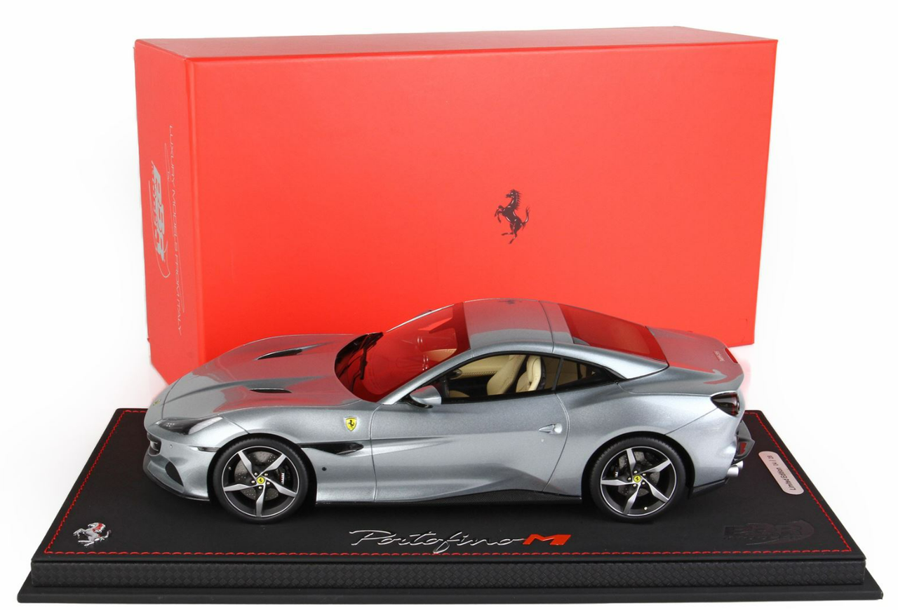 1/18 BBR Ferrari Portofino M Spider (Titan Grey Closed Roof) Resin Car  Model Limited 28 Pieces