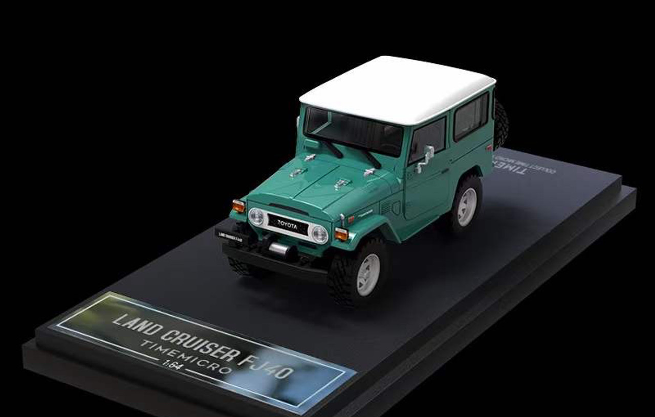 1/64 Time Micro Toyota Land Cruiser FJ40 (Green) Car Model