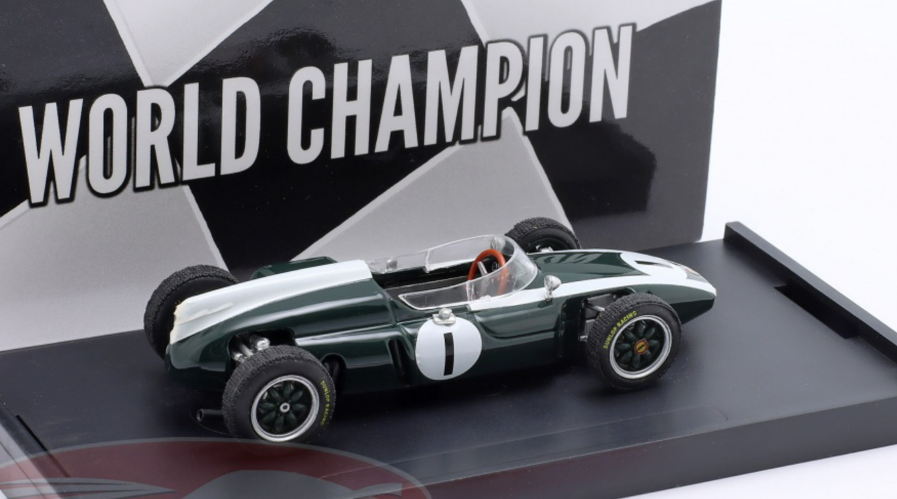 1/43 Brumm 1960 Formula 1 Jack Brabham Cooper T53 #1 Winner British GP World Champion Car Model