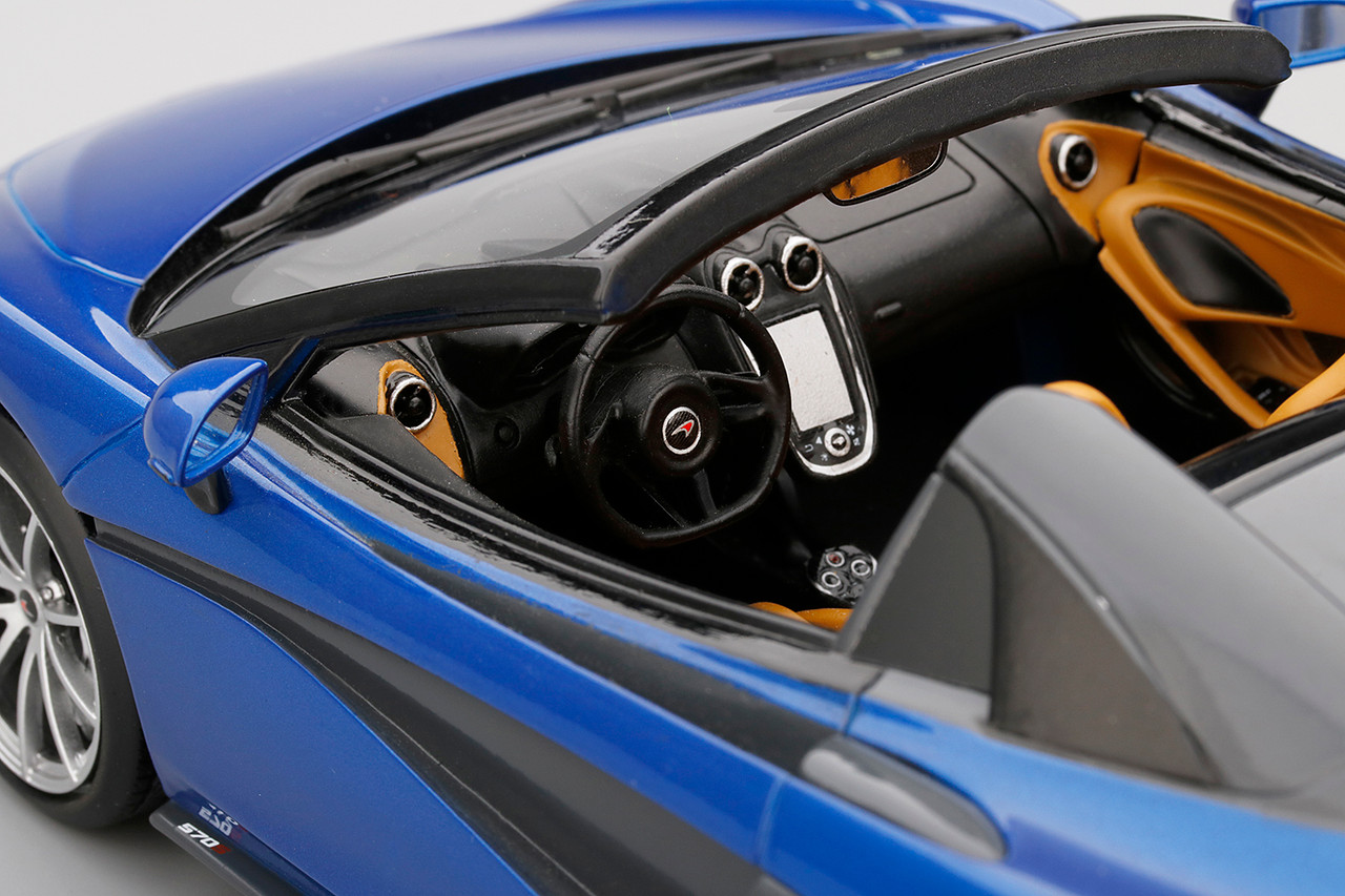 1/18 Top Speed McLaren 570S Spider (Blue) Resin Car Model