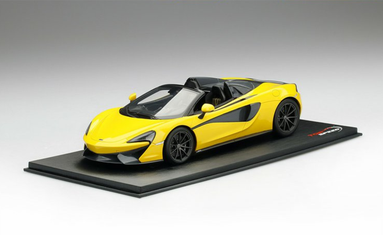 1/18 TSM Top Speed McLaren 570S Spider (Yellow) Resin Car Model