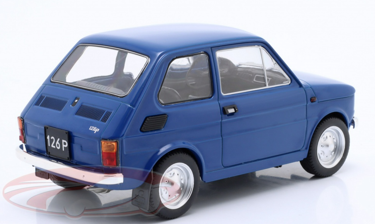 1/18 Modelcar Group 1972 Fiat Polski 126p (Blue) Car Model