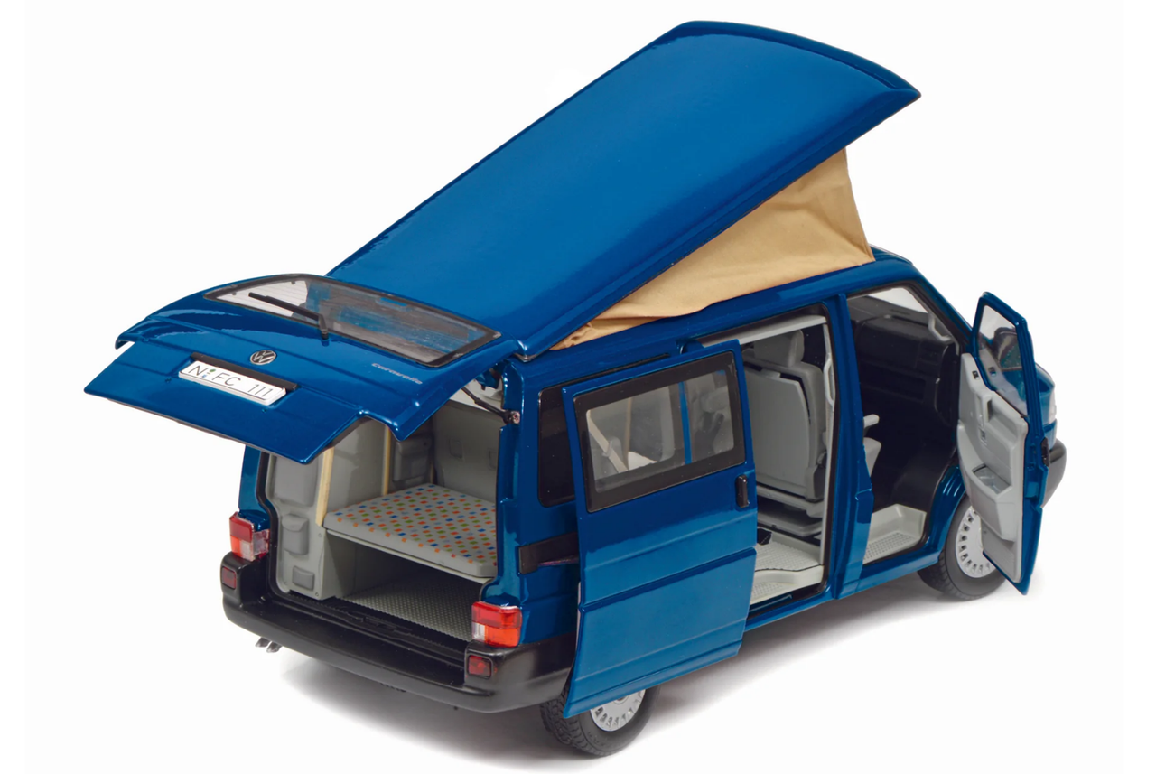 1/18 Schuco Volkswagen VW T4 Westfalia Camper California Coach (Blue) Diecast Car Model