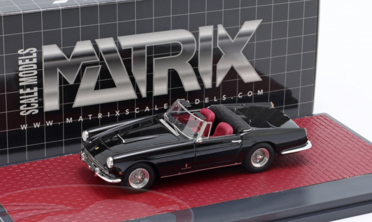 1/43 Matrix 1960 Ferrari 250 GT Convertible Series 2 Pininfarina (Black) Car Model