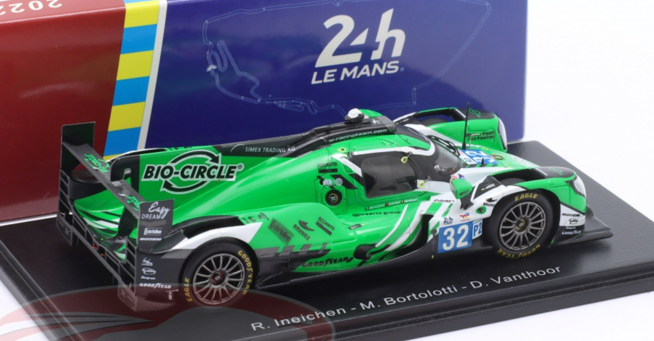 1/43 Spark 2022 Oreca 07 #32 24h LeMans Team WRT Rolf Ineichen, Mirko Bortolotti, Dries Vanthoor Car Model