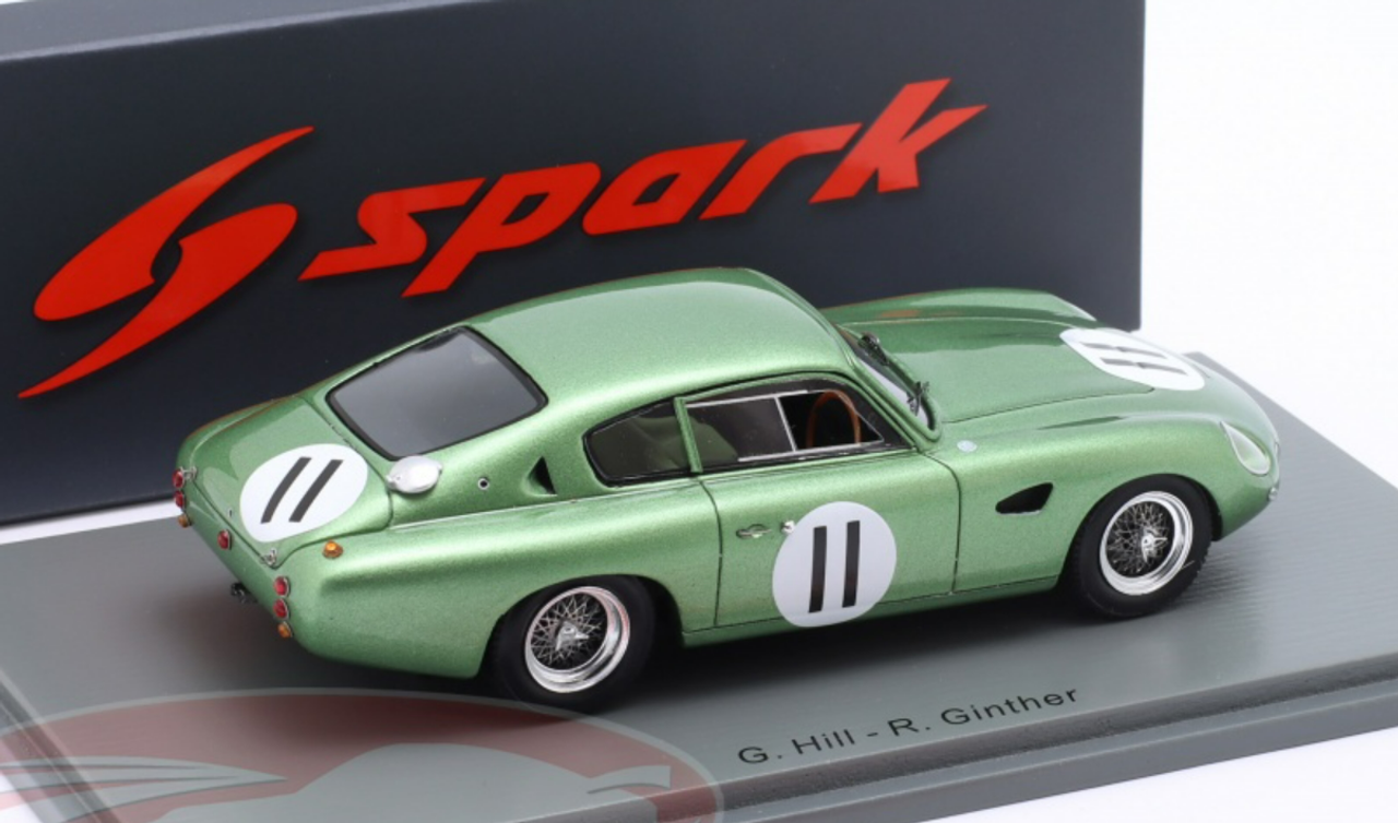 1/43 Spark 1962 Aston Martin DP 212 #11 24h LeMans David Brown Racing Dept. Graham Hill, Richie Ginther Car Model