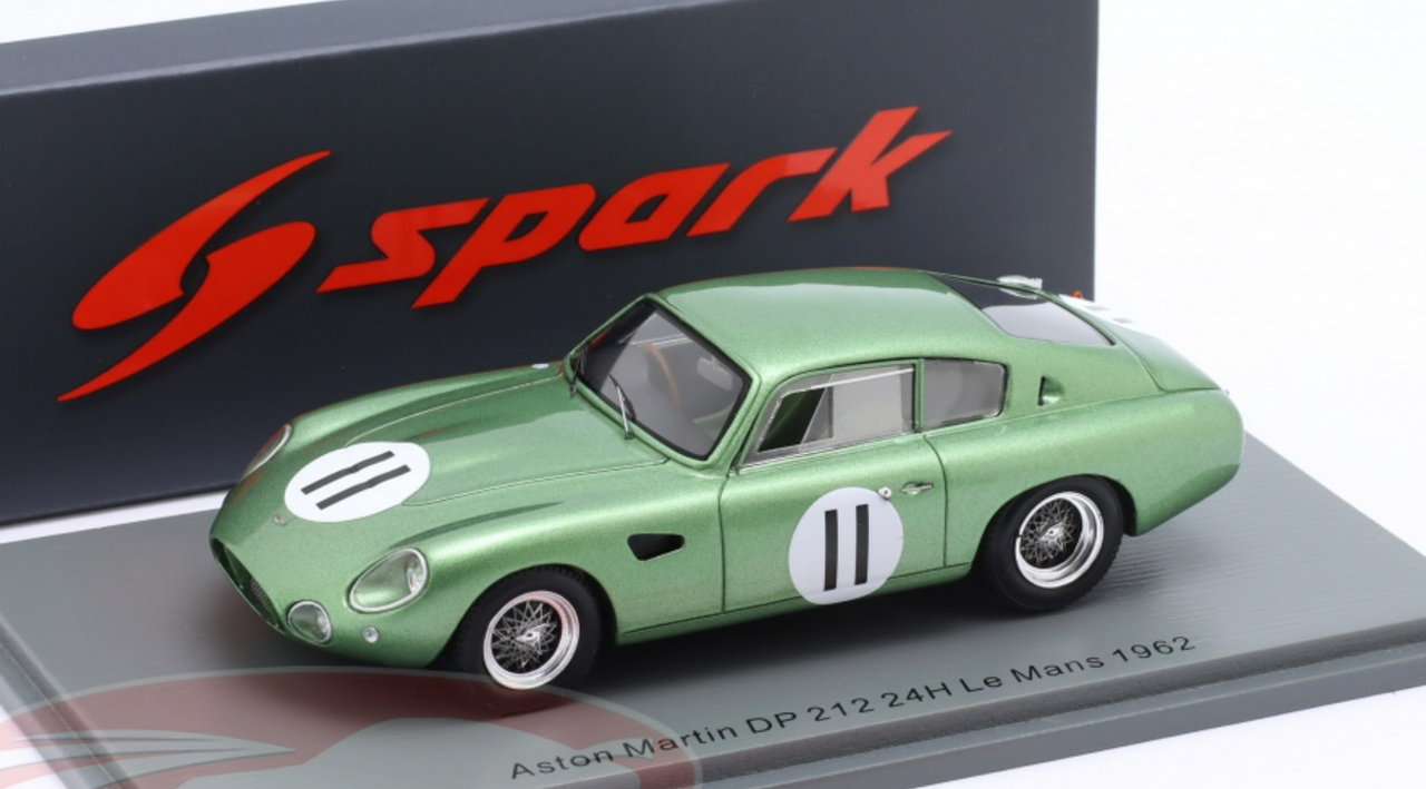1/43 Spark 1962 Aston Martin DP 212 #11 24h LeMans David Brown Racing Dept. Graham Hill, Richie Ginther Car Model