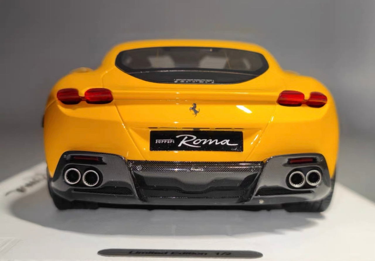 1/18 BBR Ferrari Roma (Yellow) Resin Car Model Limited #1/2