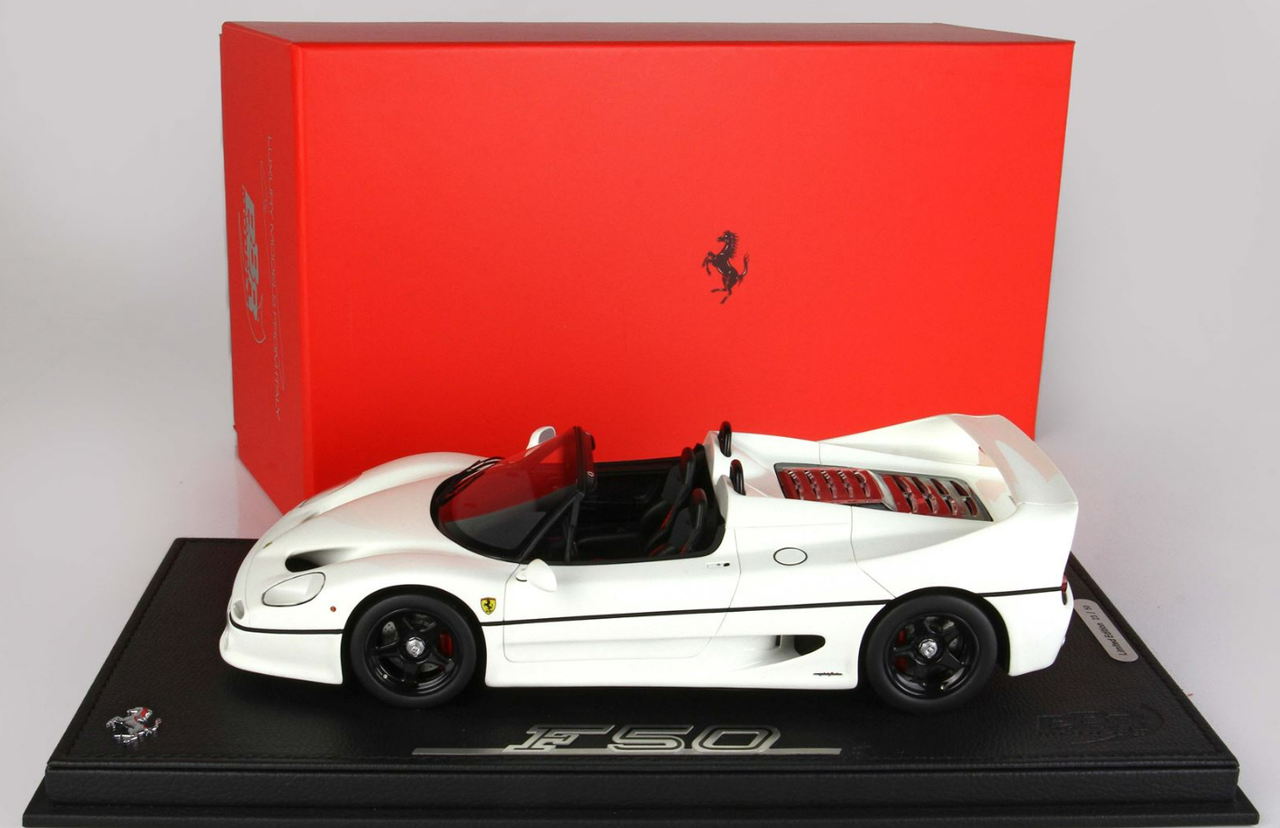 1/18 BBR 1995 Ferrari F50 Spider (White) Resin Car Model Limited 50 Pieces