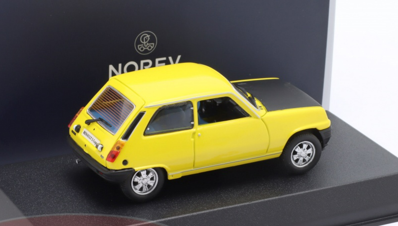 1/43 Norev 1980 Renault 5 (R5) Copa (Sunflower Yellow) Car Model