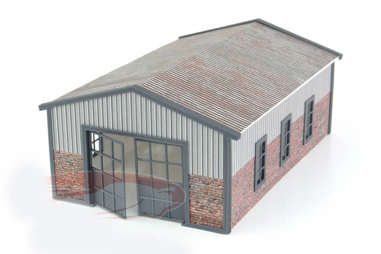 1/43 Dioramatoys Diorama Hangar Barn Diorama (car model NOT included)