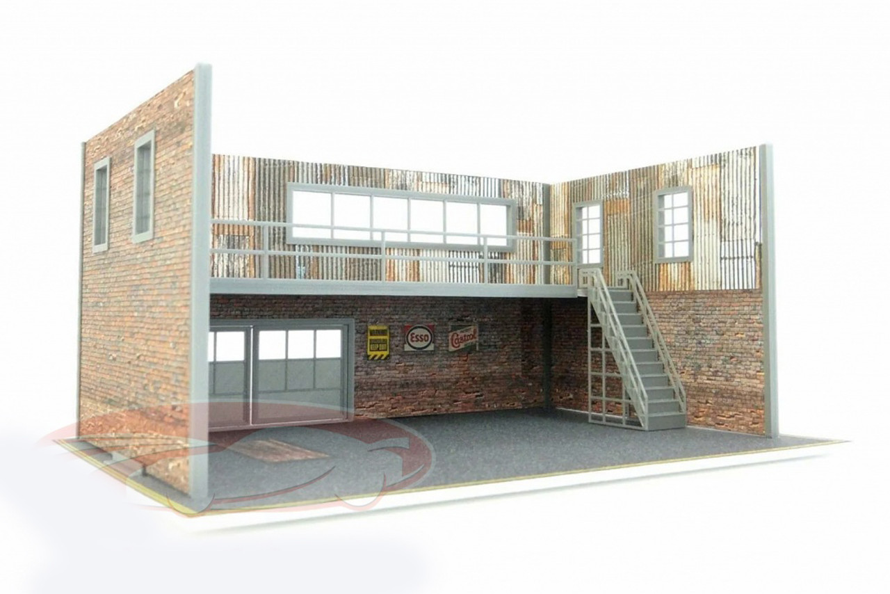 ☆ Garage Diorama Item SBC　　　　　　　　　　【限定品】 1/24 1/28 Lighting Parking Diorama Car Garage Model Car