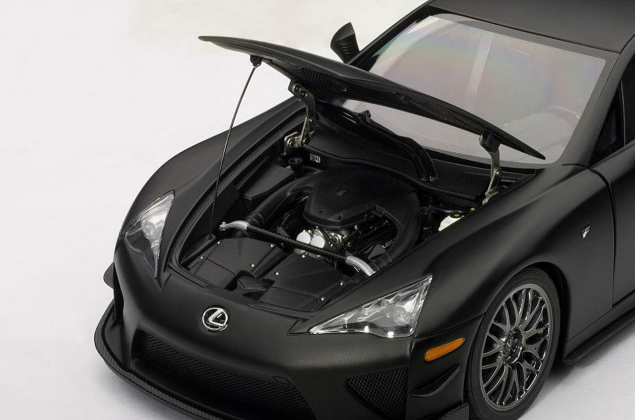 1/18 AUTOart Lexus LFA Nurburgring Package (Matte Black) Diecast 