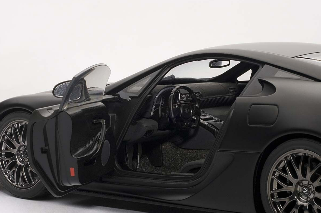 1/18 AUTOart Lexus LFA Nurburgring Package (Matte Black) Diecast Car Model